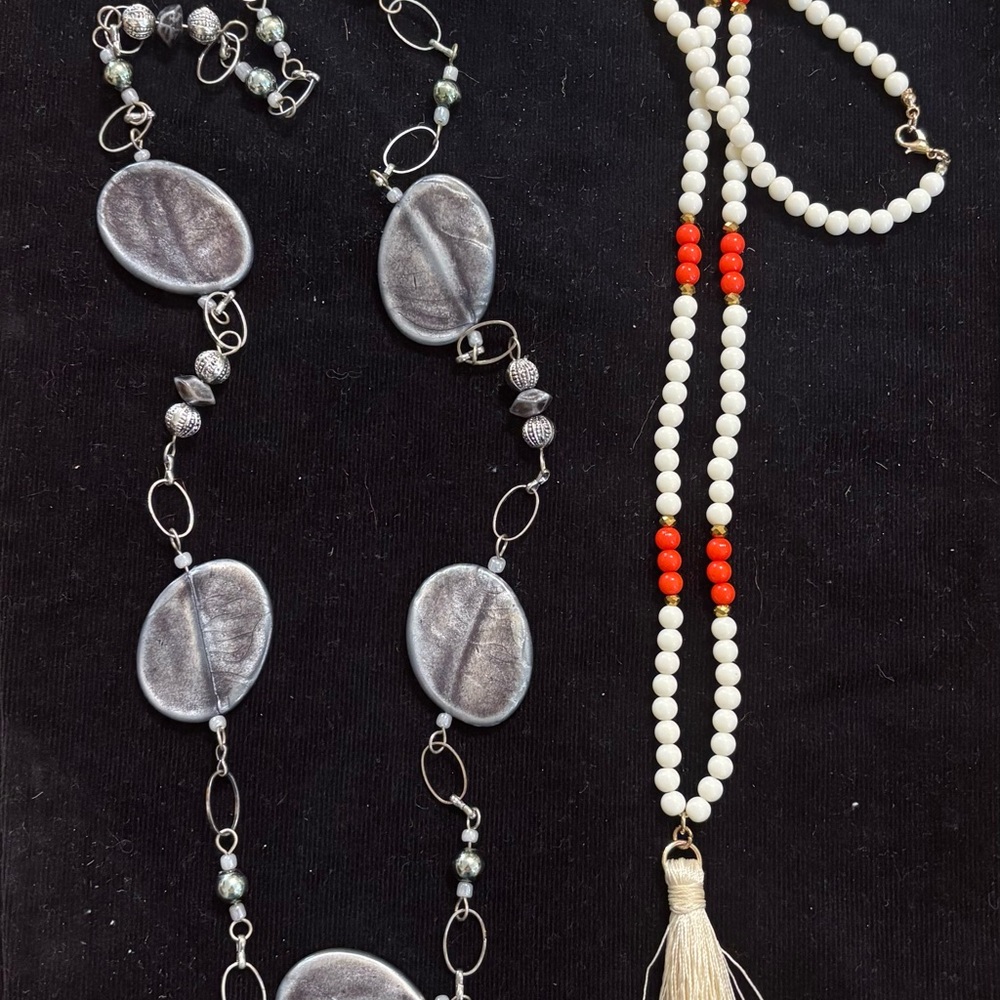 Two Long Necklace Set